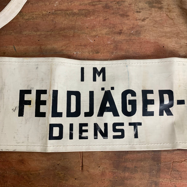 Vintage Im Feldjäger Dienst Armbinde