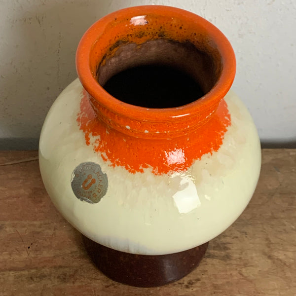 Vintage Keramik Vase von Uebelacker 554/14