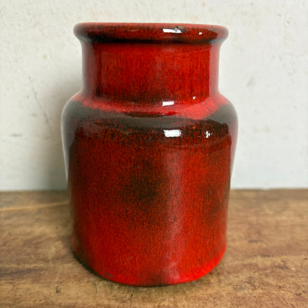 Vintage Mid Century Studio Keramik Vase von Fritz van Daalen 45 38 20