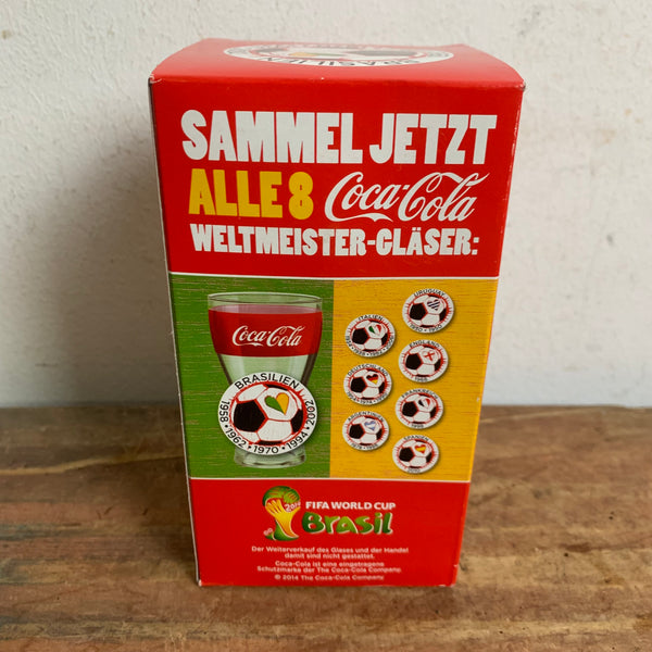 Coca-Cola Weltmeister Glas Nr. 1 Brasilien