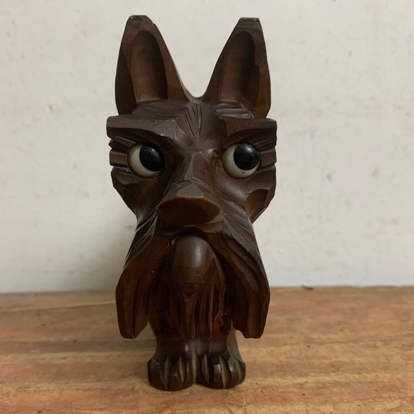 Art Deco Scottish Terrier Pfeiffenhalter Zigarren Zündholz Halter