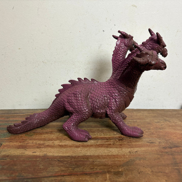 Vintage Aktionfigur Godzilla Style Dreiköpfiger Drache von Chitech
