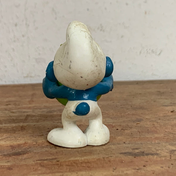 Vintage Schlumpf mit Apfel