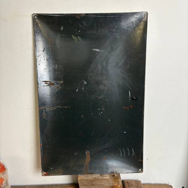 Vintage Emaille Schild Riebeck Siegfried Grudekoks