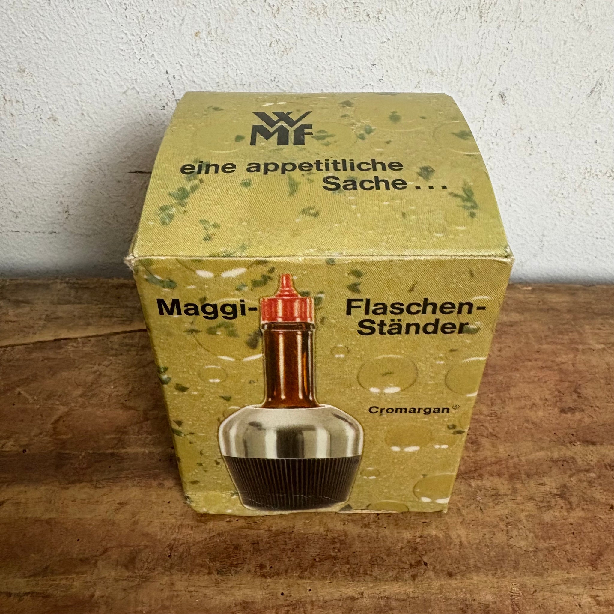 Vintage WMF Cromargan Maggi Flaschen Ständer