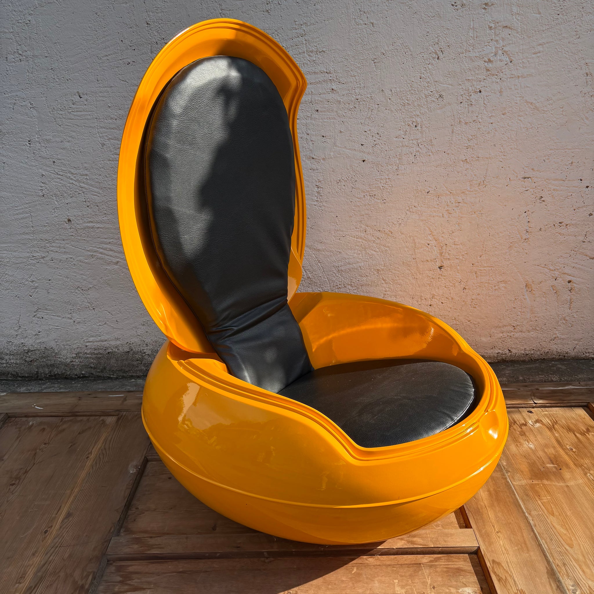 Vintage Space Age Design Senftenberger Ei Garden Egg Chair von Peter Ghyczy
