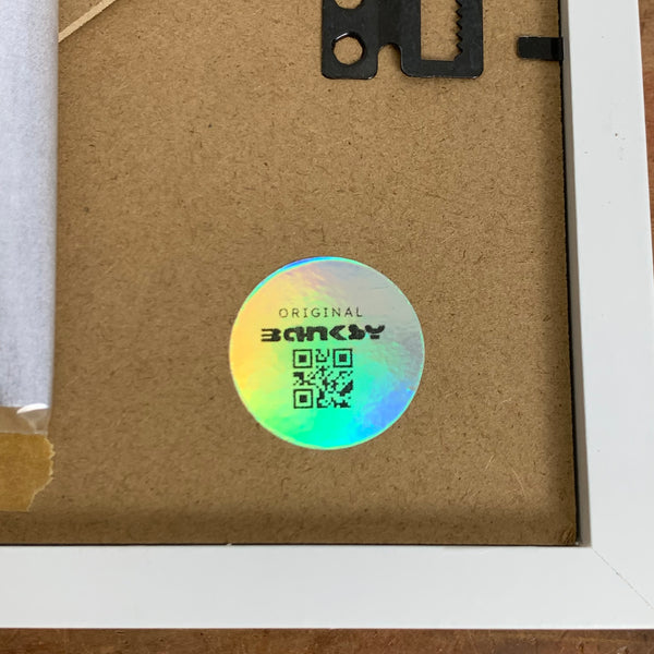 Street Art Peckham Rock von Banksy gerahmt