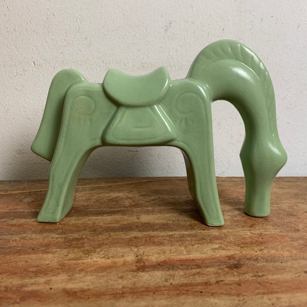 Vintage Design Keramik Skulptur Pferd von Ikea