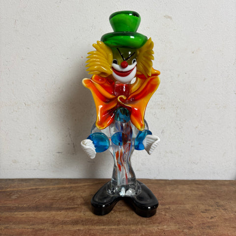Vintage Murano Glas Skulptur Clown