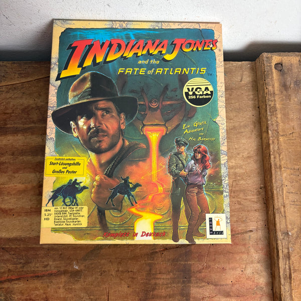 Computerspiel Indiana Jones and the Fate of Atlantis Amiga Big Box