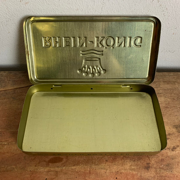 Vintage Blechdose Rhein - König extra