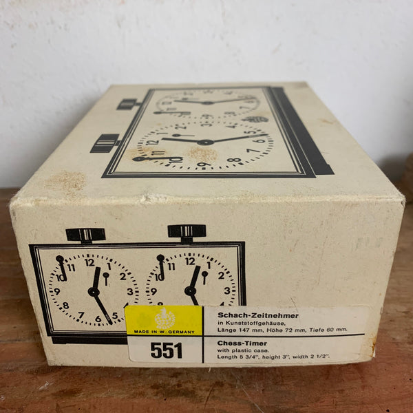 Vintage Schachuhr Schach Zeitnehmer von Bohemia