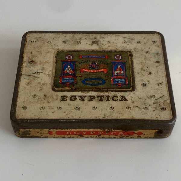 Vintage Zigaretten Blechdose Egyptica Cigaretten
