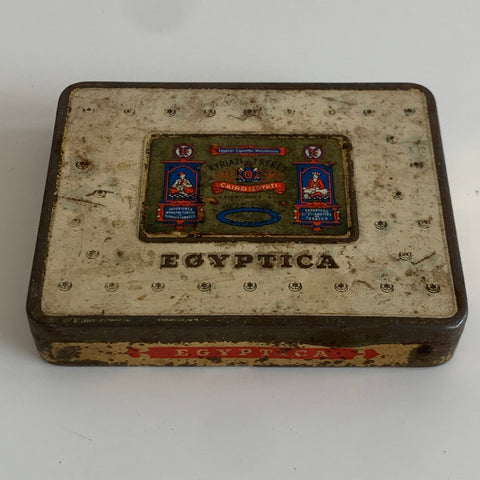 Vintage Zigaretten Blechdose Egyptica Cigaretten