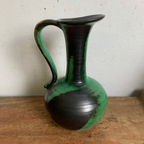 Vintage Bauhaus Keramik Vase von Ermann Meissen