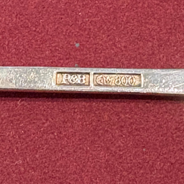 8 Dessertlöffel Alt-Spaten 800er Silber von Robbe und Berking