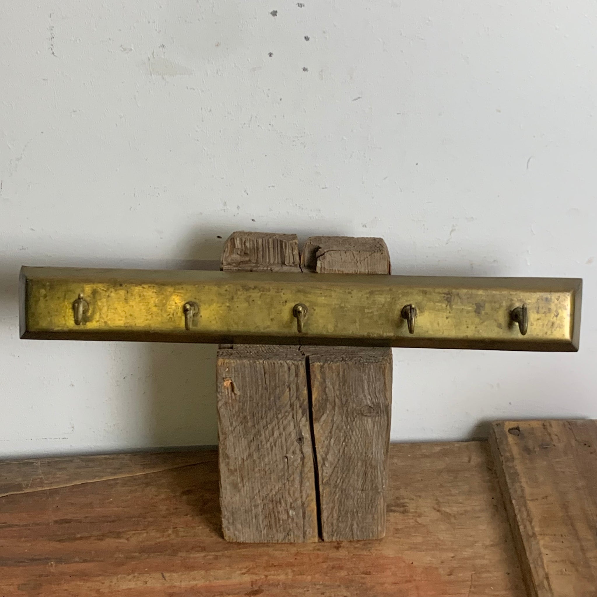 Vintage Messing Garderobe
