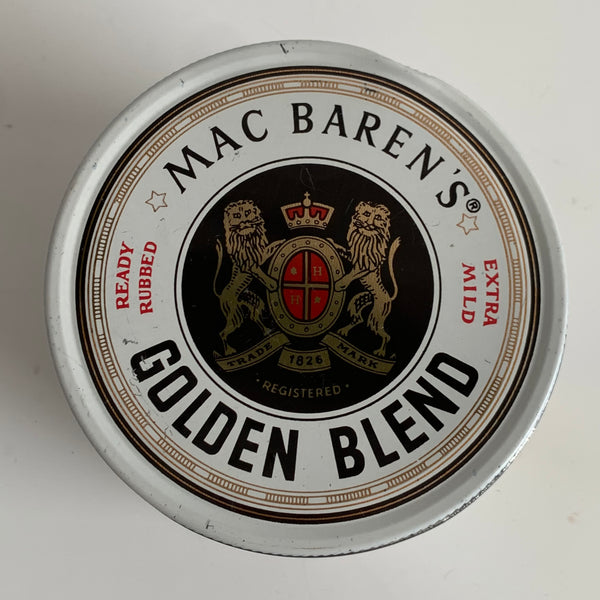 Vintage Blechdose Pfeifen Tabak Mac Baren‘s Golden Blend