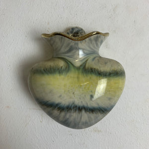 Mid Century Keramik Wand Vase von Bay 103