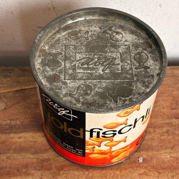 Vintage Blechdose Goldfischli