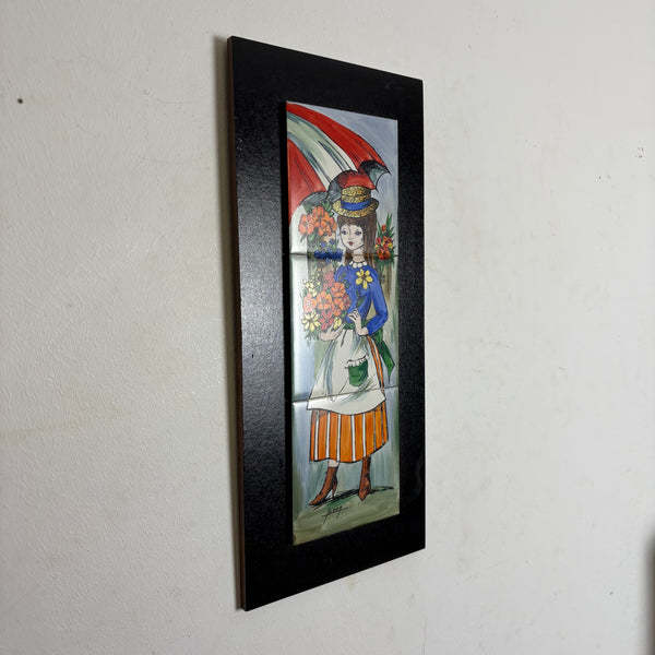 Vintage Wandkeramik aus Vallauris