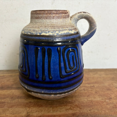 Vintage Keramik Fat Lava Vase von Heinz Siery für Carstens Tönnieshof 1585-13