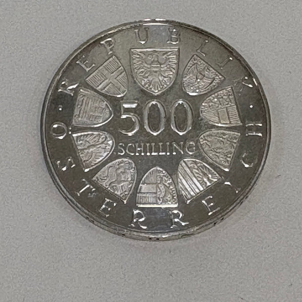 Österreich 500 Schilling 1985 Silber 2000 Jahre Bregenz