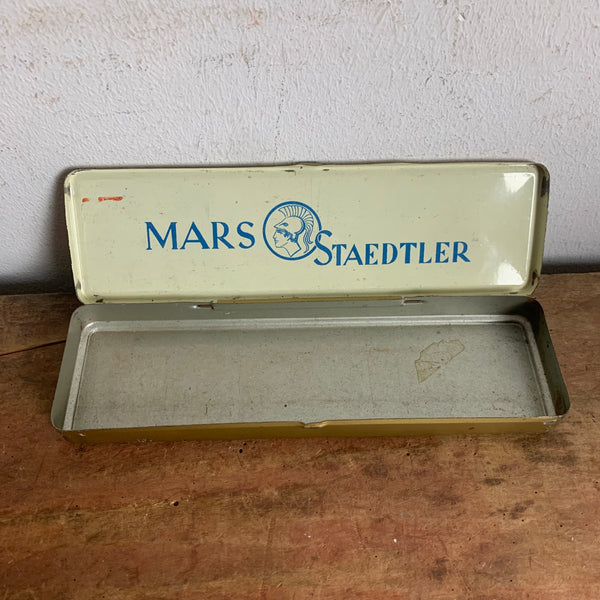 Vintage Blechdose Mars Staedtler