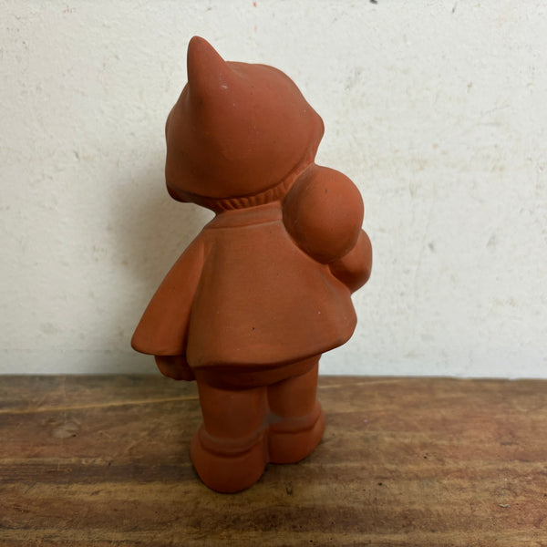 Vintage Terrakotta Figur unser Sandmännchen
