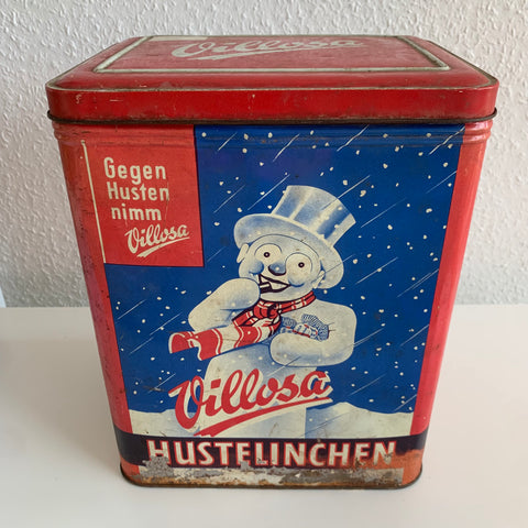 Vintage Blechdose Hustelinchen von Villosa