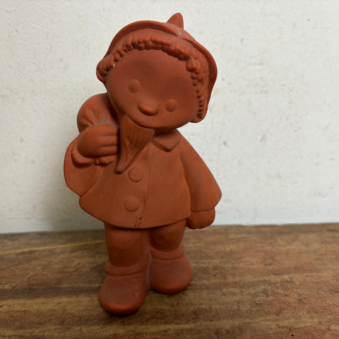 Vintage Terrakotta Figur unser Sandmännchen