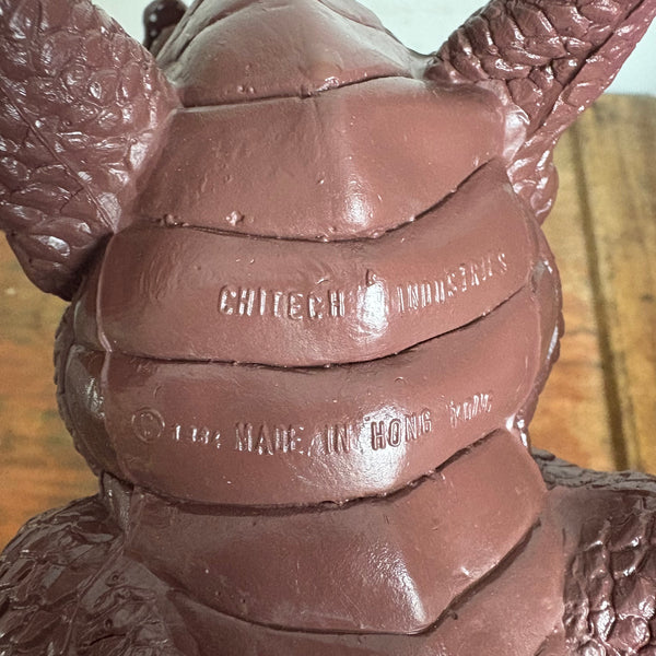 Vintage Aktionfigur Godzilla Style Dreiköpfiger Drache von Chitech