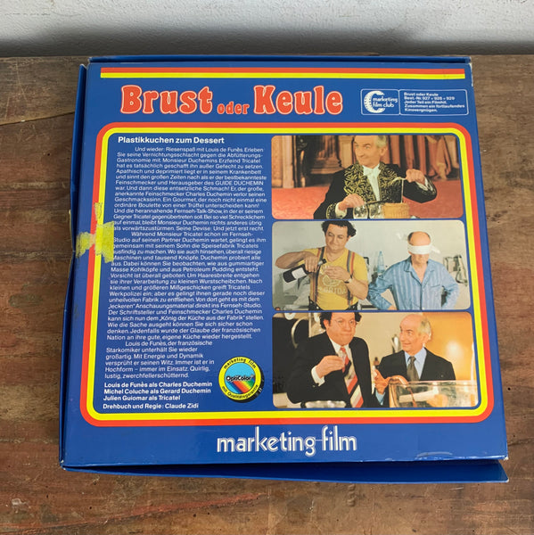 Brust oder Keule Plastikkuchen zum Dessert Super 8 Film