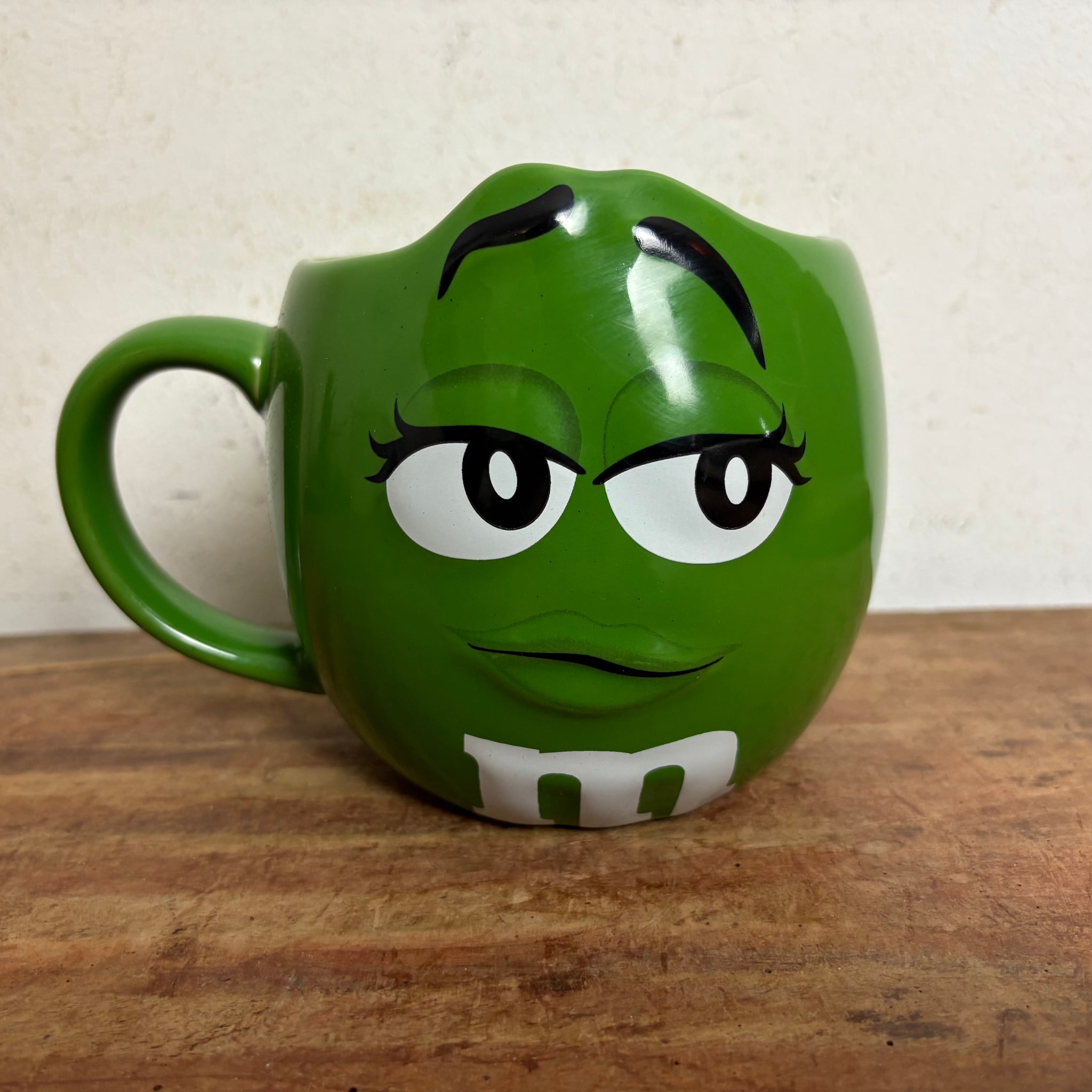 Große Kaffee Tasse Green M&M Mug