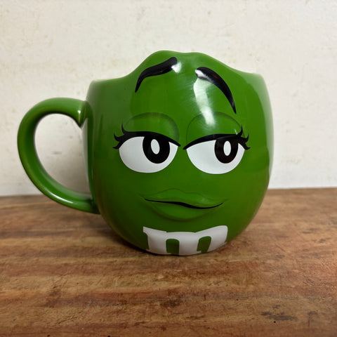 Große Kaffee Tasse Green M&M Mug