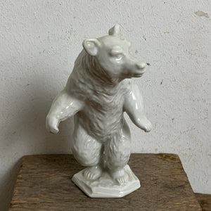 Vintage Porzellan Skulptur Bär von Fritz Heidenreich für Rosenthal