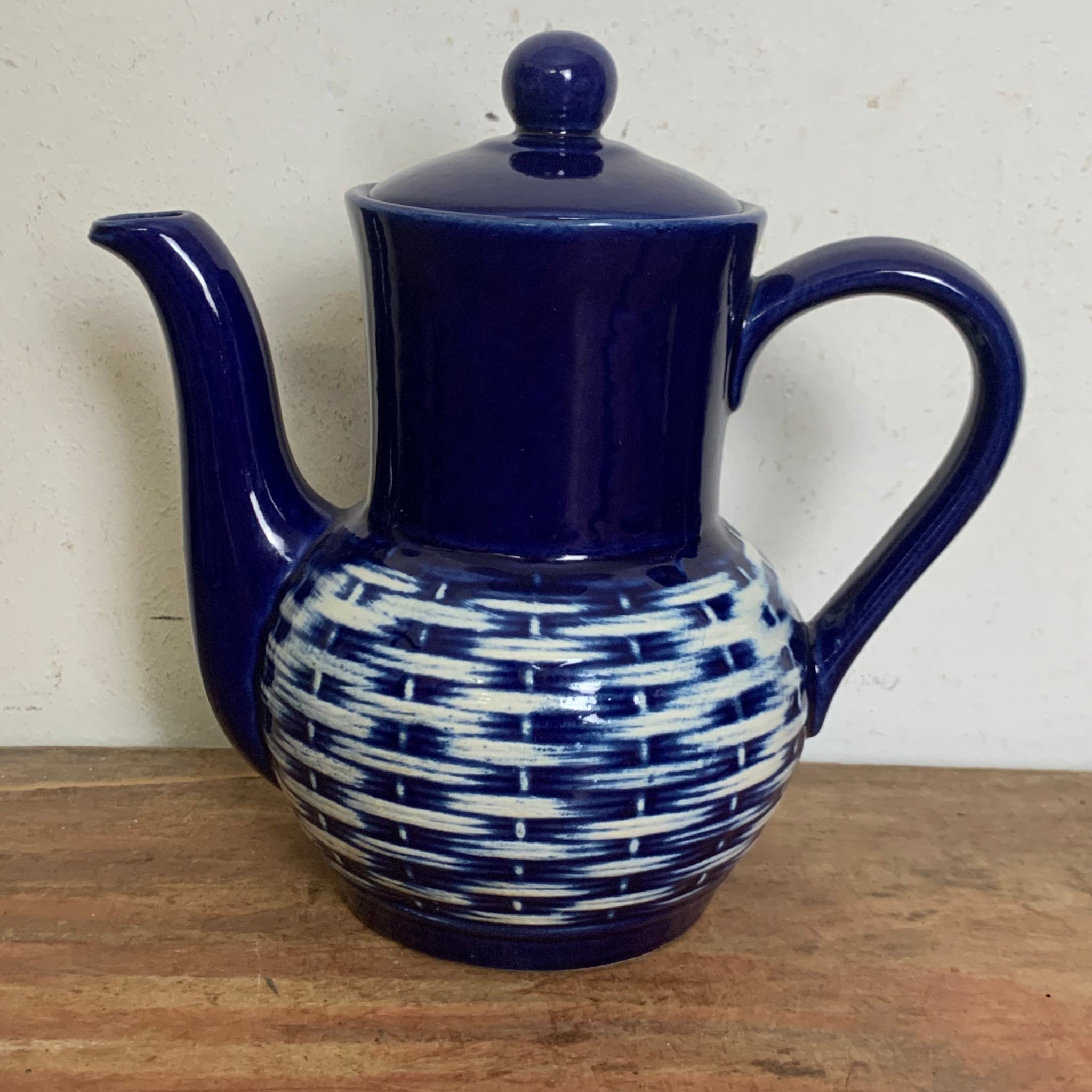 Vintage feuerfeste Kaffeekanne