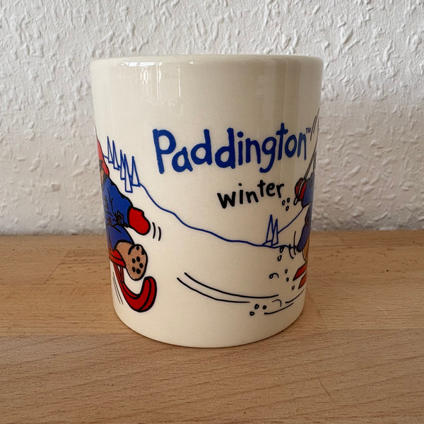 Vintage Paddington Bär Tasse Motiv Winter von Staffordshire