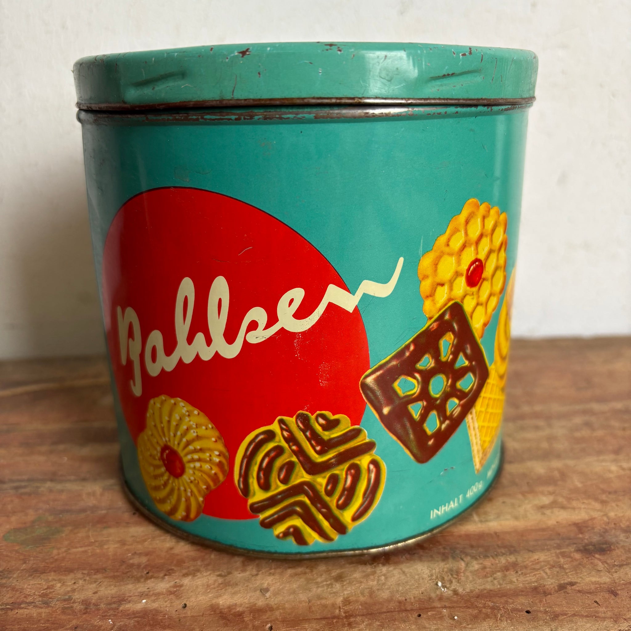 Blechdose Bahlsen Express Keks-und Waffelmischung