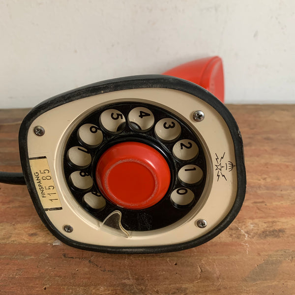 Vintage Space Age Design Telefon Cobra von LM Ericsson