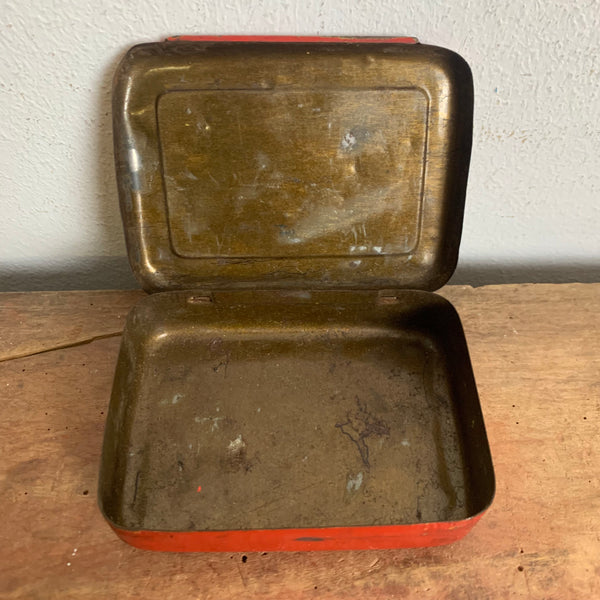 Vintage Blechdose Reparatur Kästchen für Pneumatics