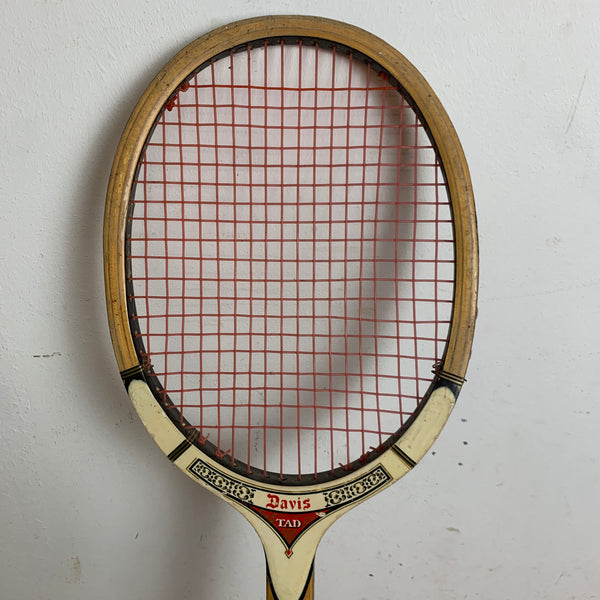 Vintage Holz Tennisschläger TAD Davis