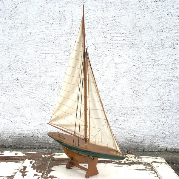 Vintage Modell Segelyacht