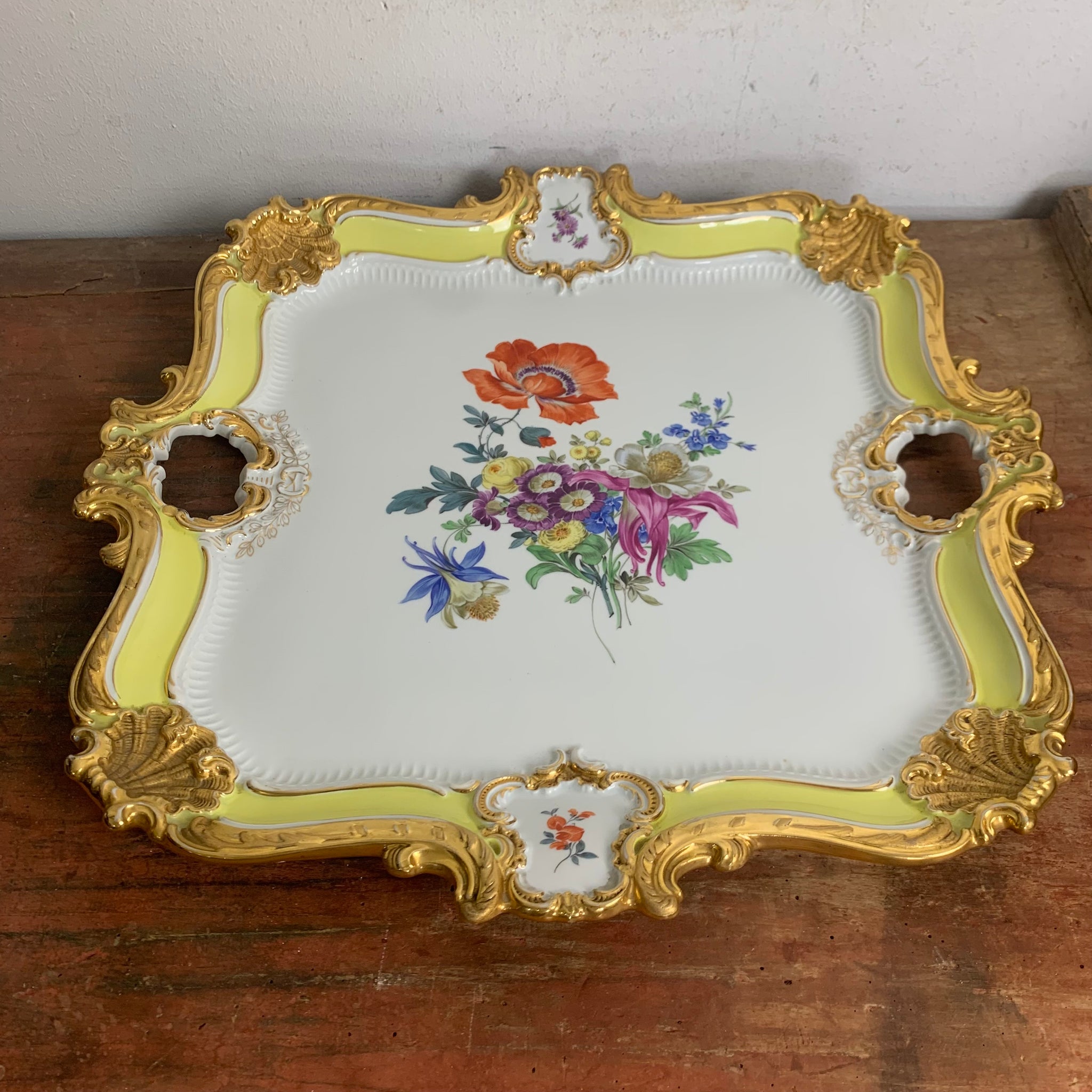 Große Prunkplatte von Meissen