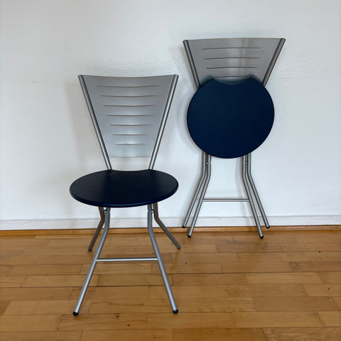 2er Set Postmoderne Design Klappstühle von Rutger Andersson