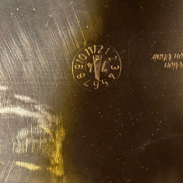 Vintage Pantonstuhl Panton Chair von Verner Panton für Fehlbaum Herman Miller in schwarz