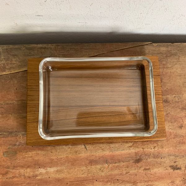 Vintage Mid Century Danish Design Wooden Tray