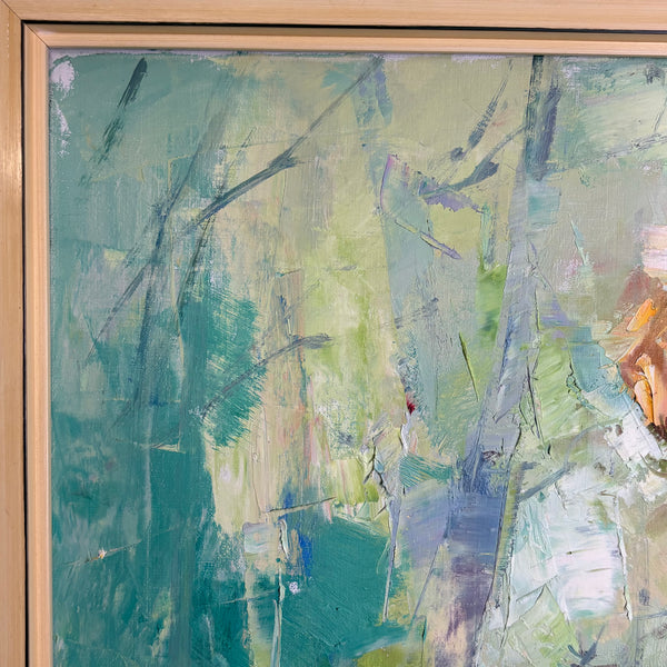 Ölgemälde impressionistischen Frauenporträt junge Frau in weißem Kleid von Ingfried Paul Henze-Morro