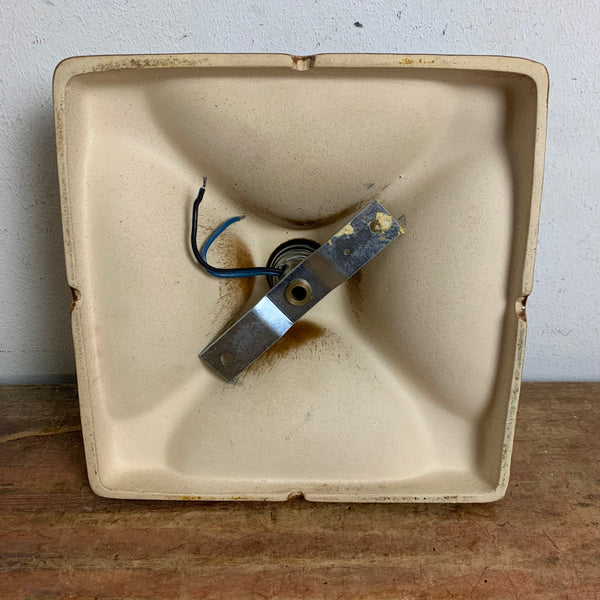 Vintage Keramik Wand Lampe braun