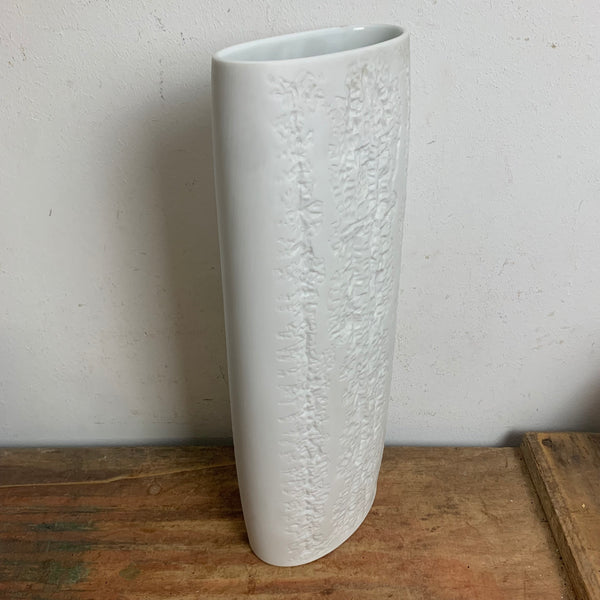 Große Op Art Porzellan Vase von Martin Freyer für Rosenthal